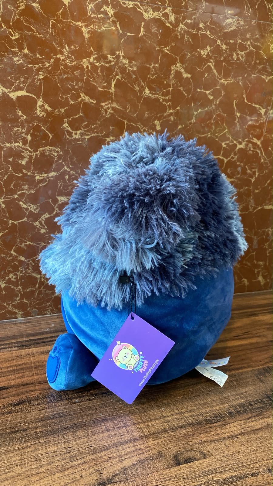 Dani the Navy Blue Bigfoot Plush Toy