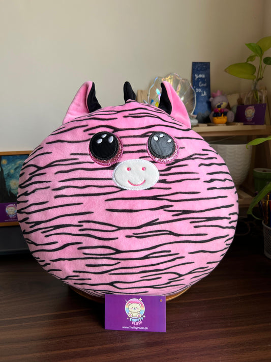 Ty Squish-A-Boos Zoey the Pink Zebra plush toy.