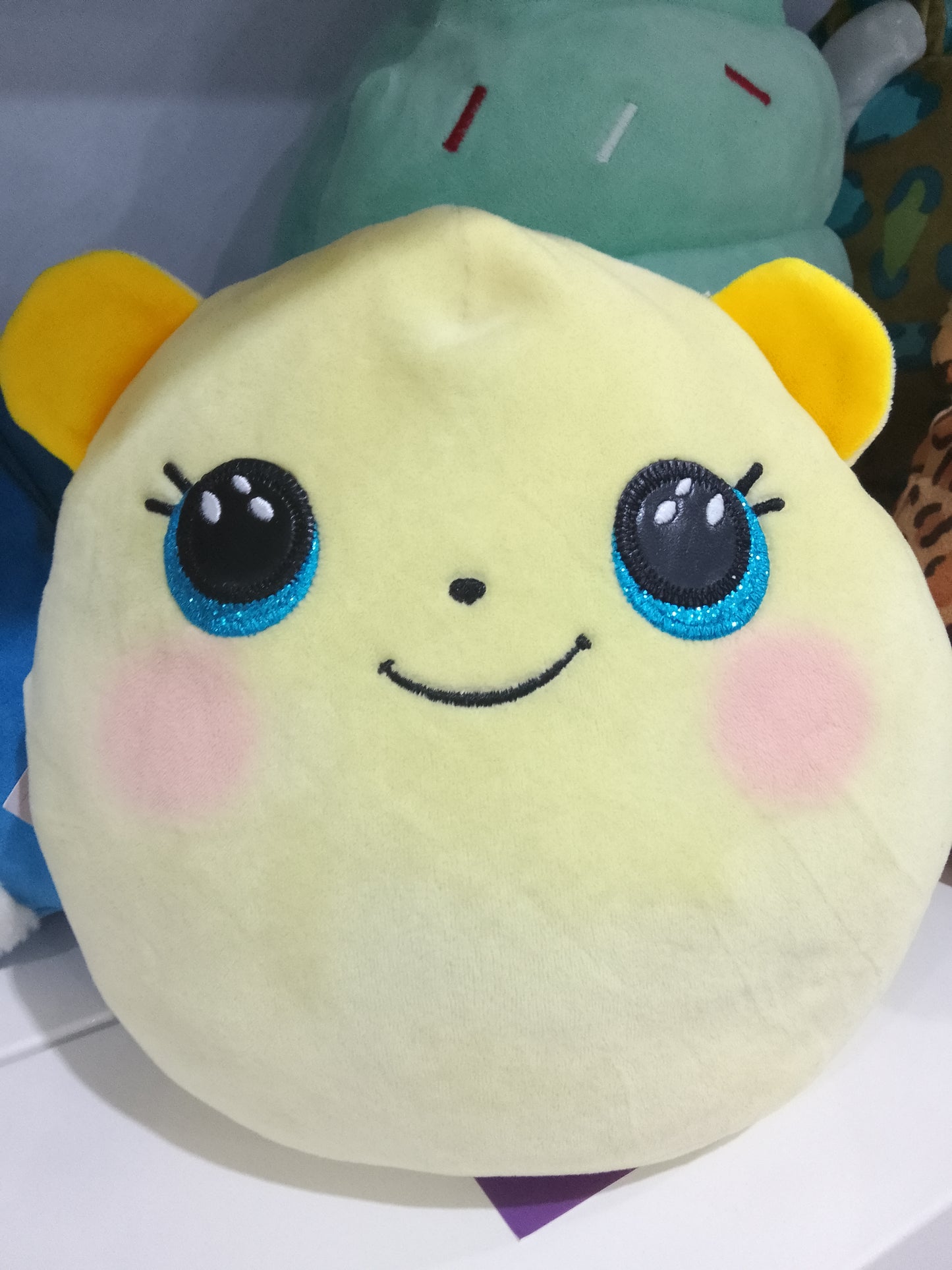 Ty Squish-A-Boo "Buttercup" yellow bear plush toy