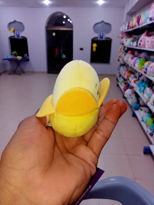 Junie the Banana, a popular character from the Squishmallows brand.