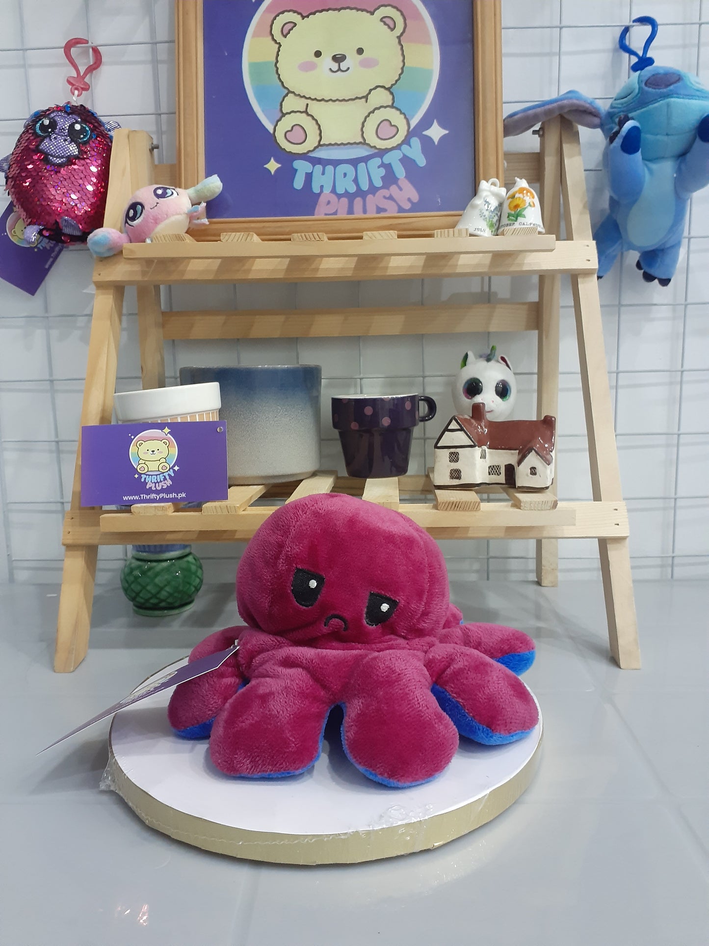 Reversible Octopus Plushie