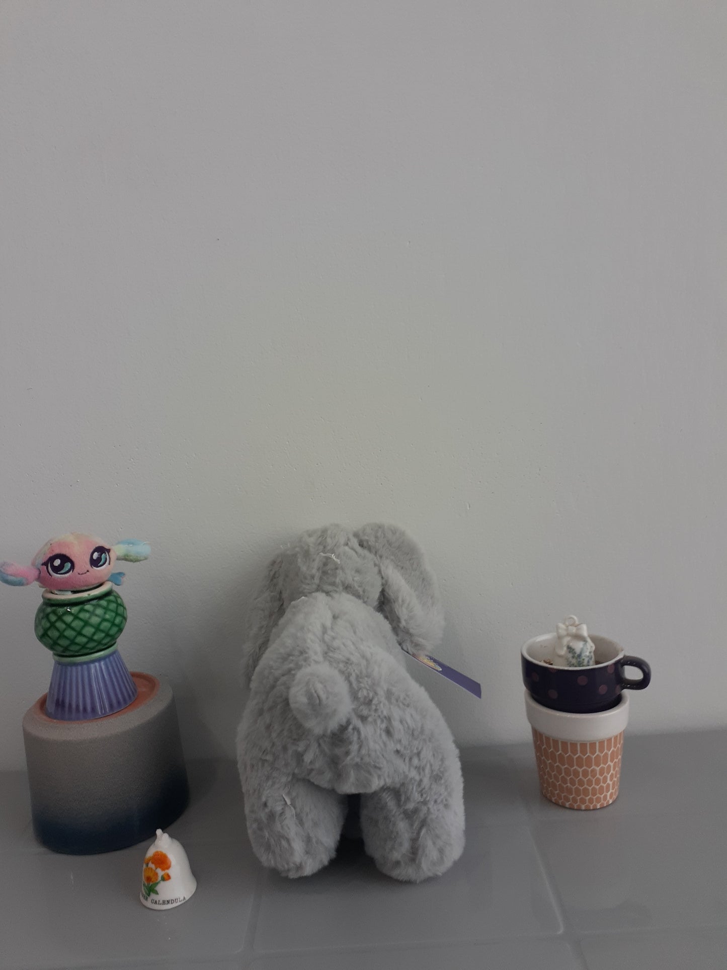 Gray Elephant Plush Toy. 