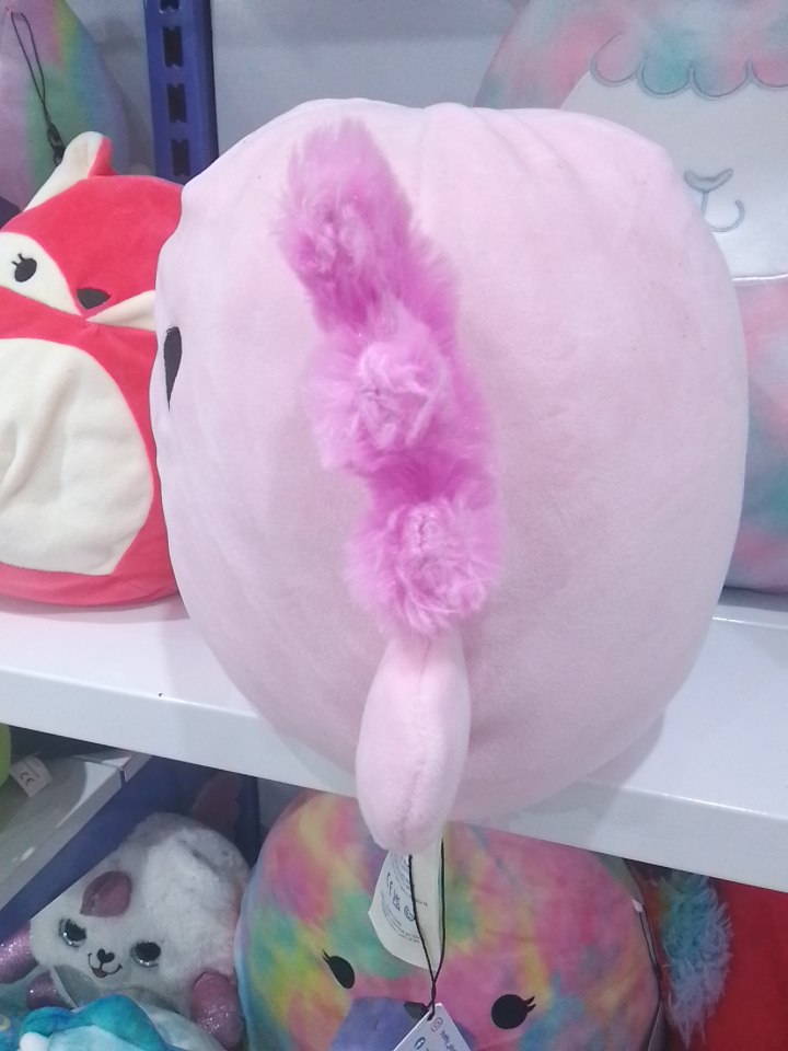 Build-A-Bear Workshop Pink Axolotl Skoosherz plush