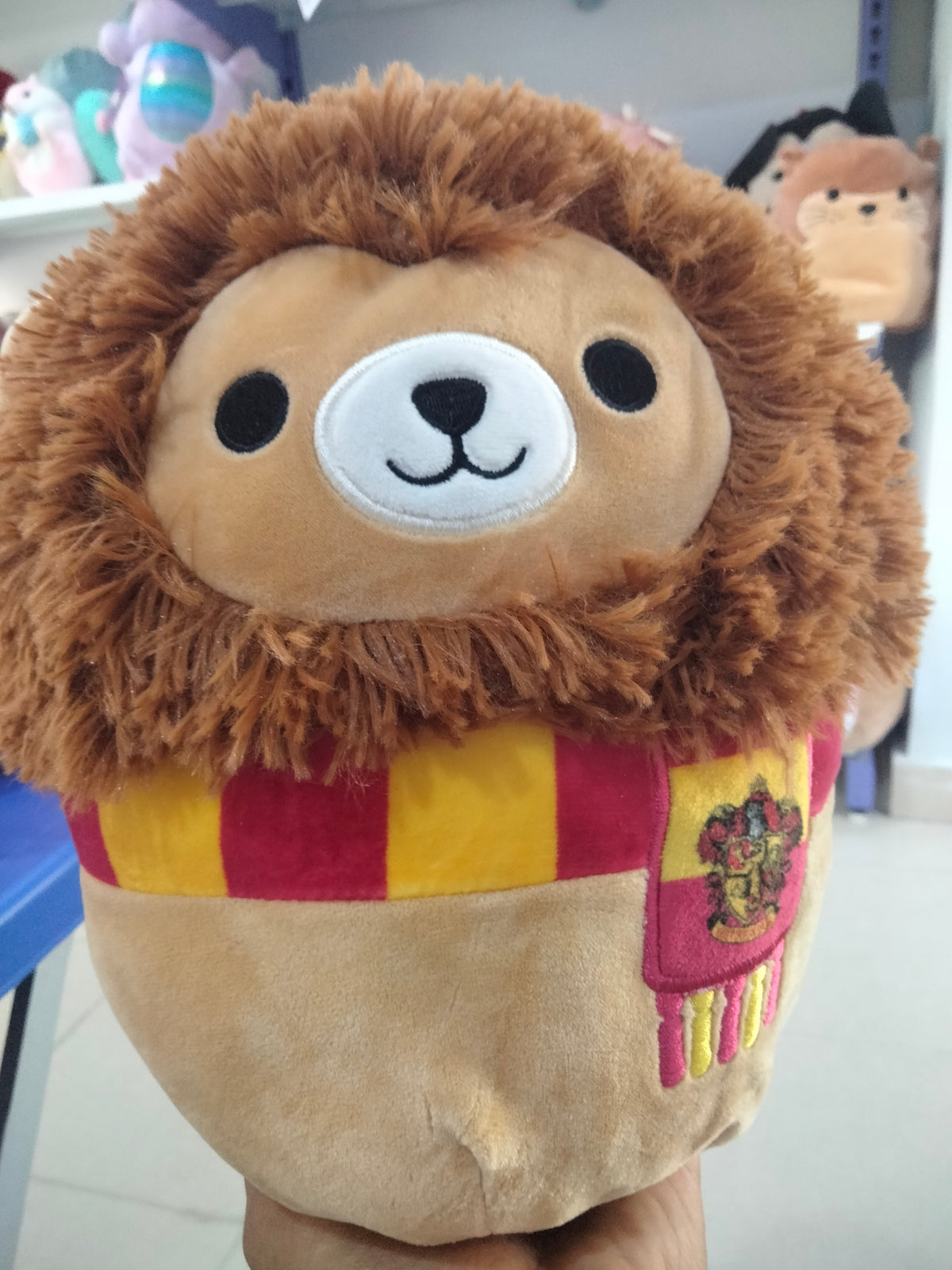 Squishmallows Harry Potter Gryffindor Lion plush toy,