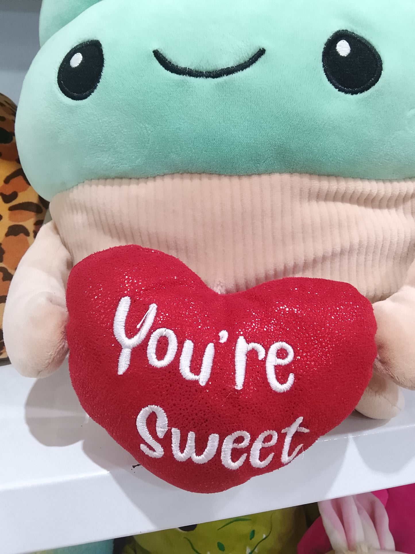 Squishmallow Maya the Mint Ice Cream Sundae plush toy
