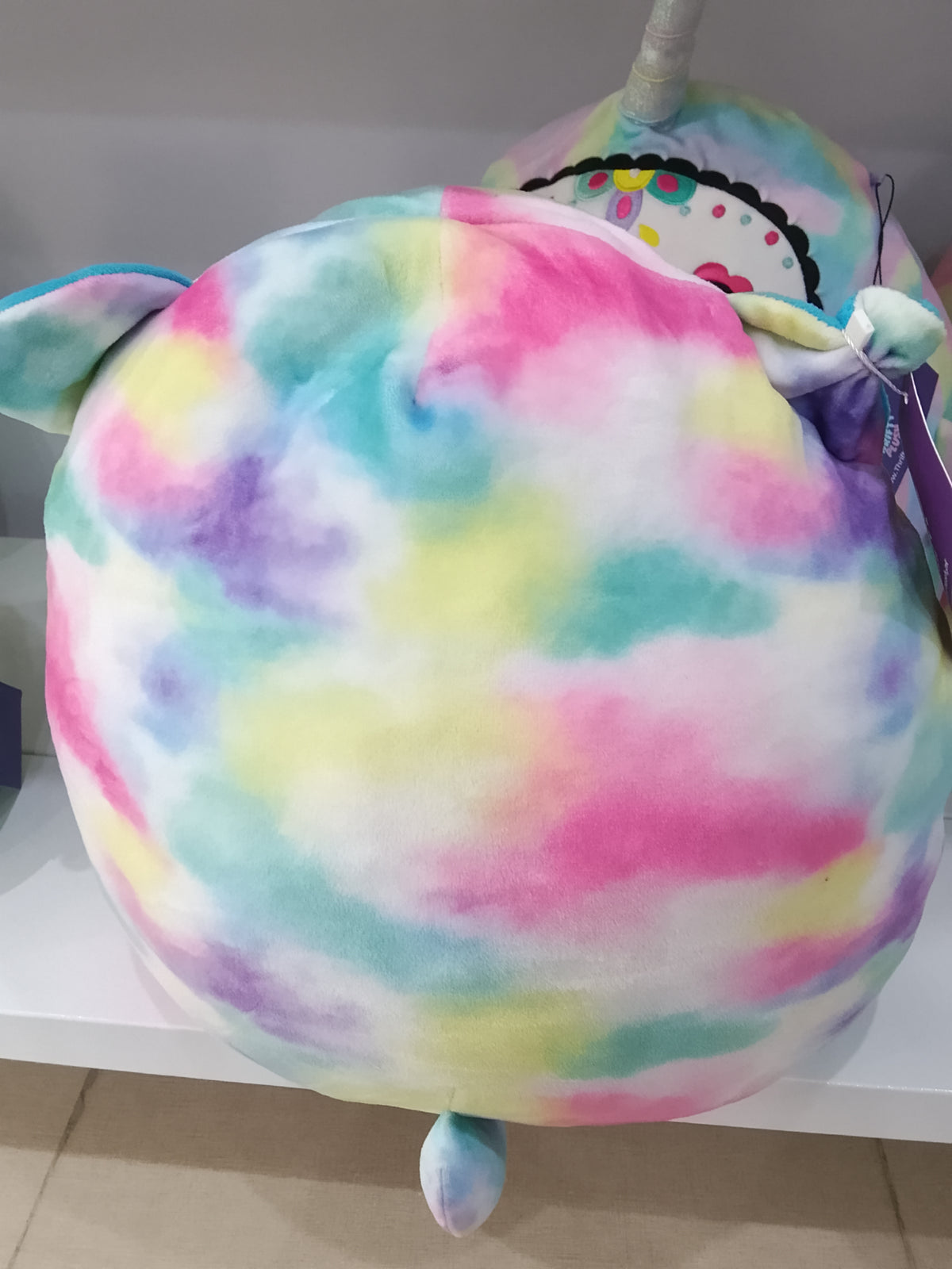 Ty Hope the Tie-Dye Bear Squish-A-Boo.
