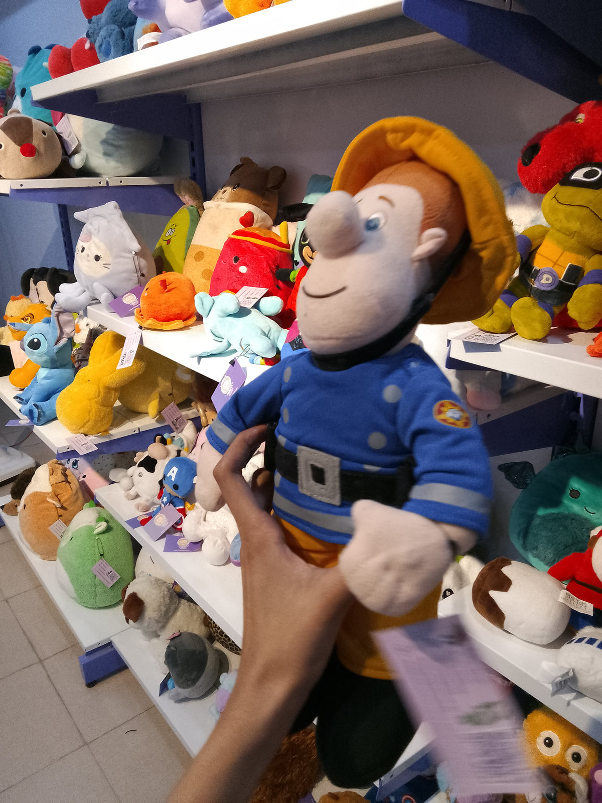 Fireman Sam Talking Plush Toy.