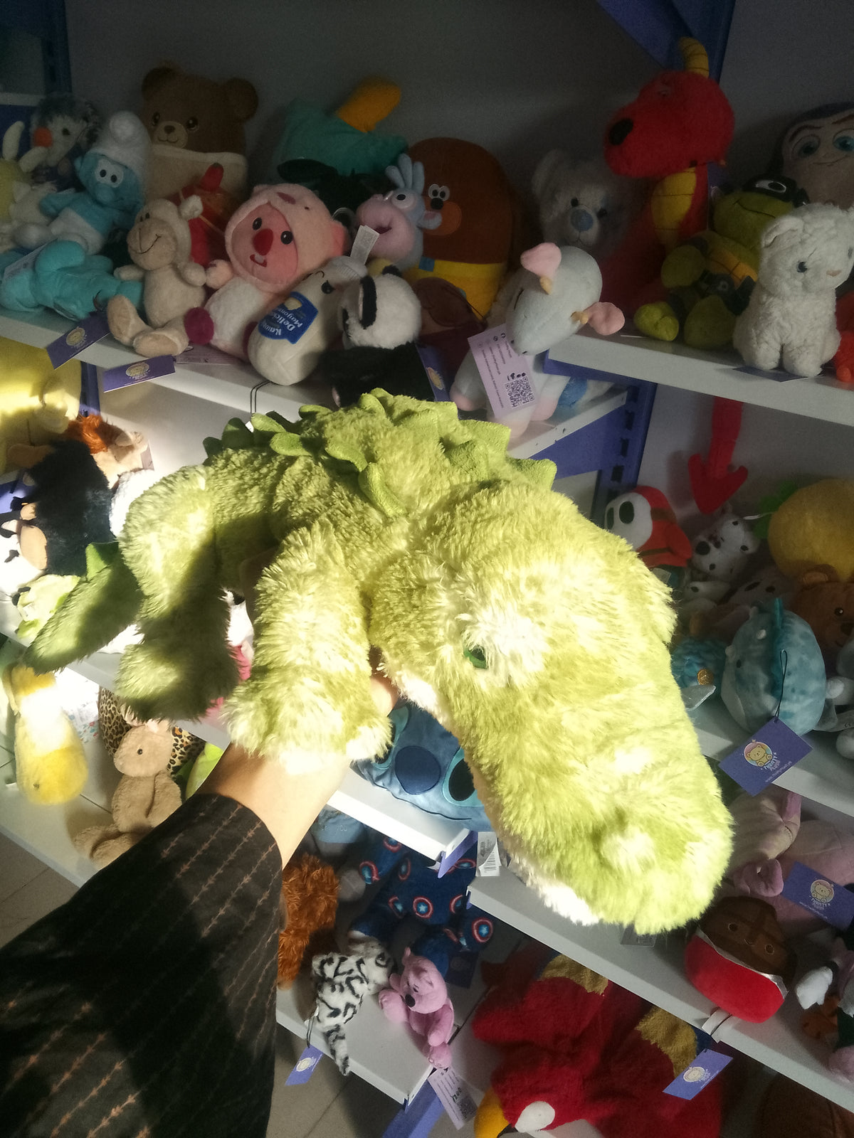Alligator or crocodile plush toy