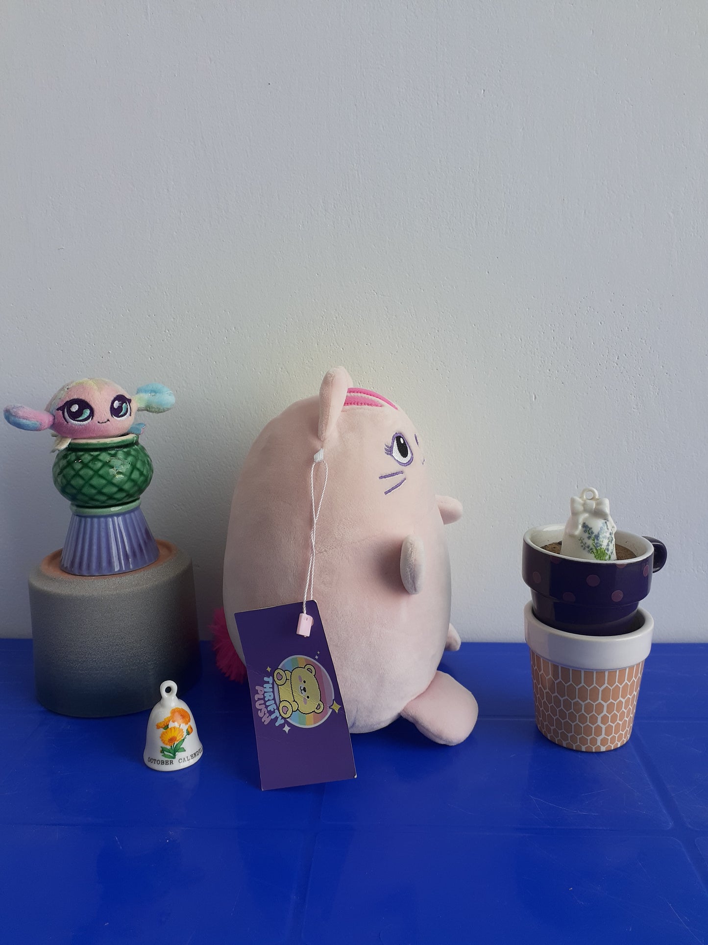 SUPER SOFT* 7" Pink Kitty Cat Plush Toy