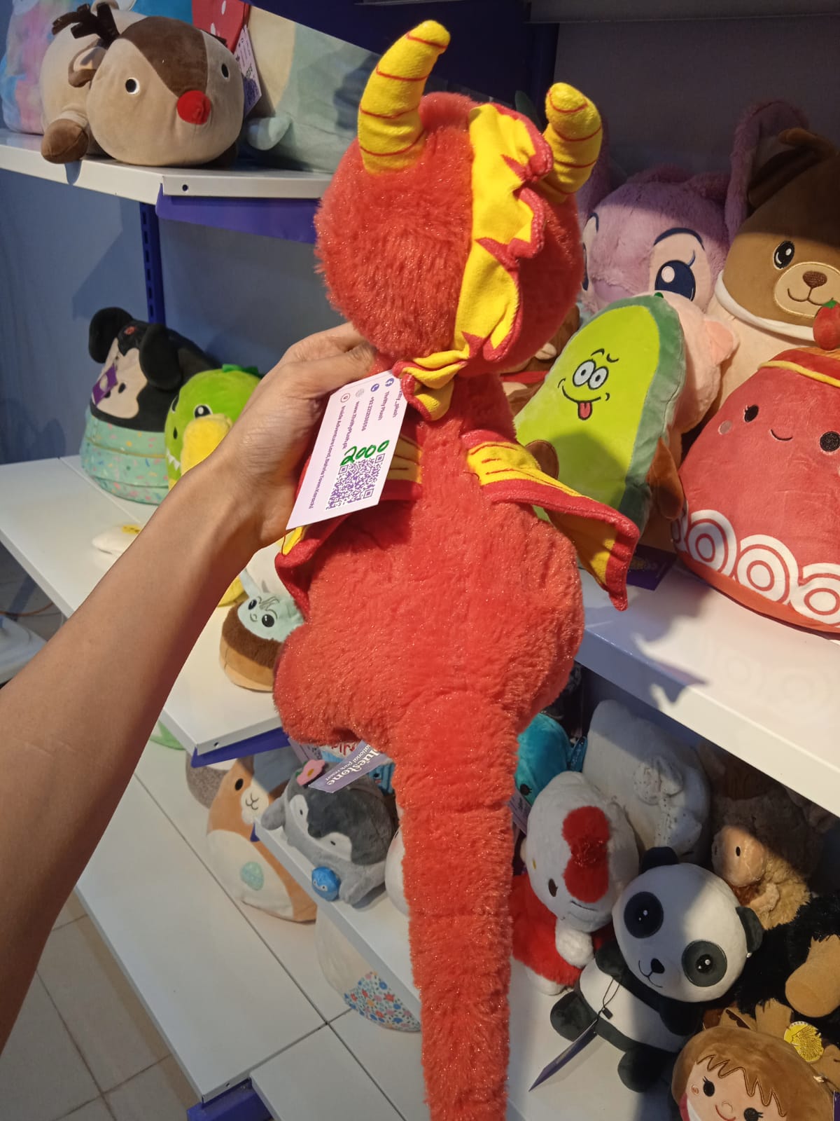 Red dragon stuffed animal Plush Toy