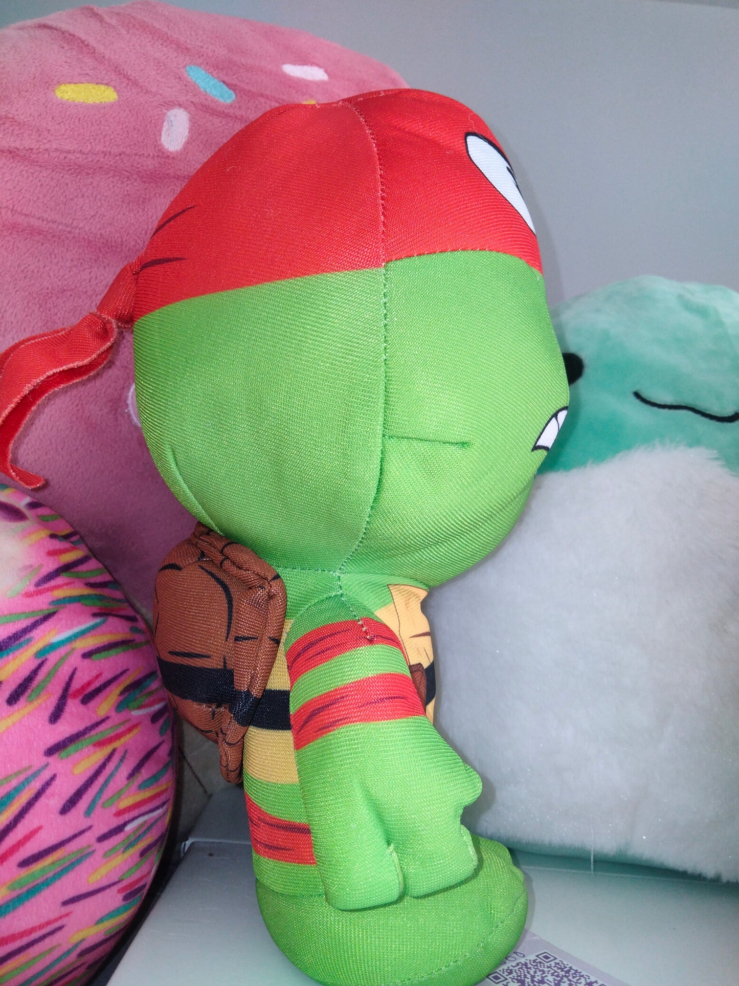 Teenage Mutant Ninja Turtles Lil Bodz Raphael plush toy.