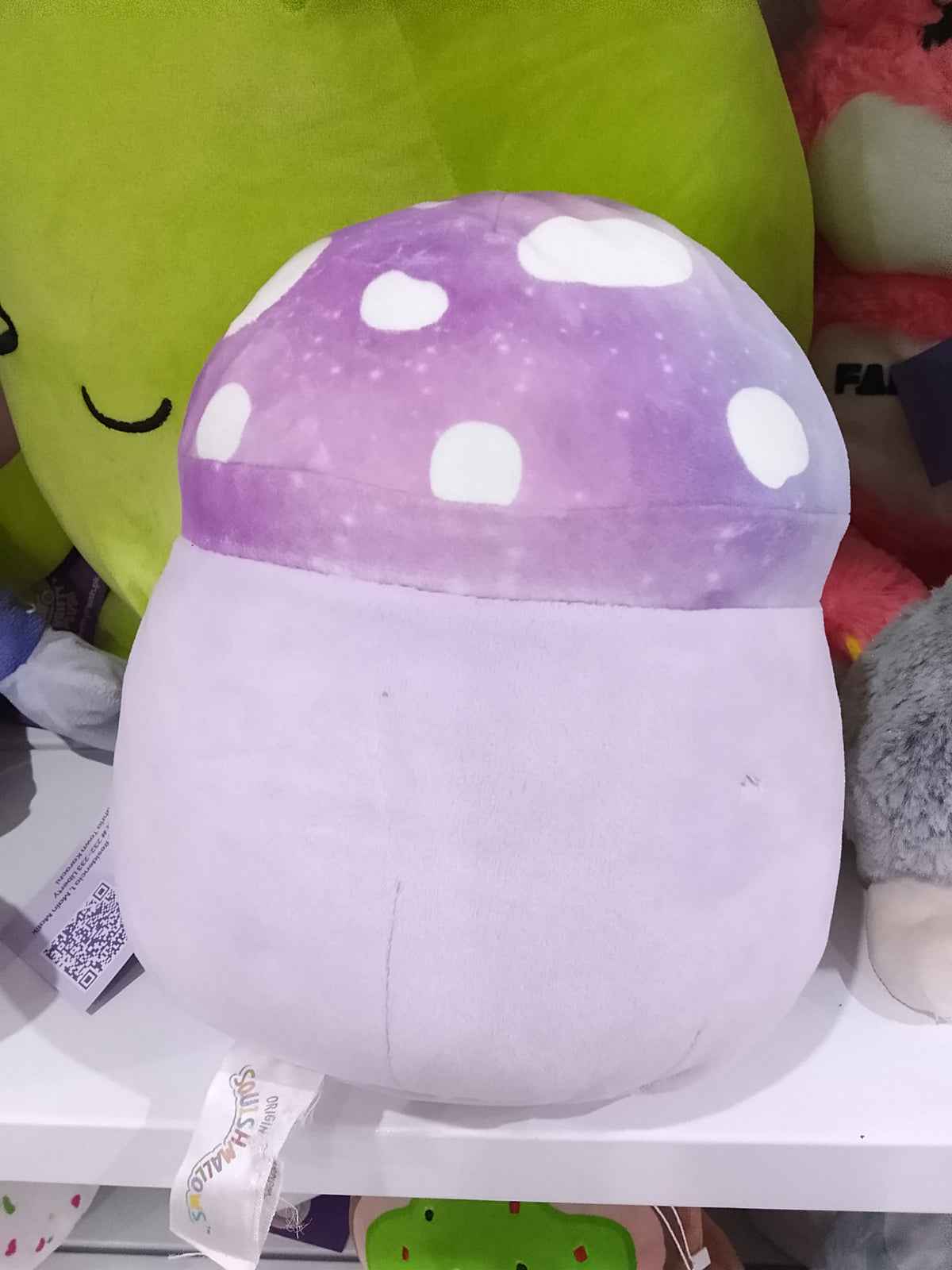 Squishmallows Minya the Mushroom plushie toy.