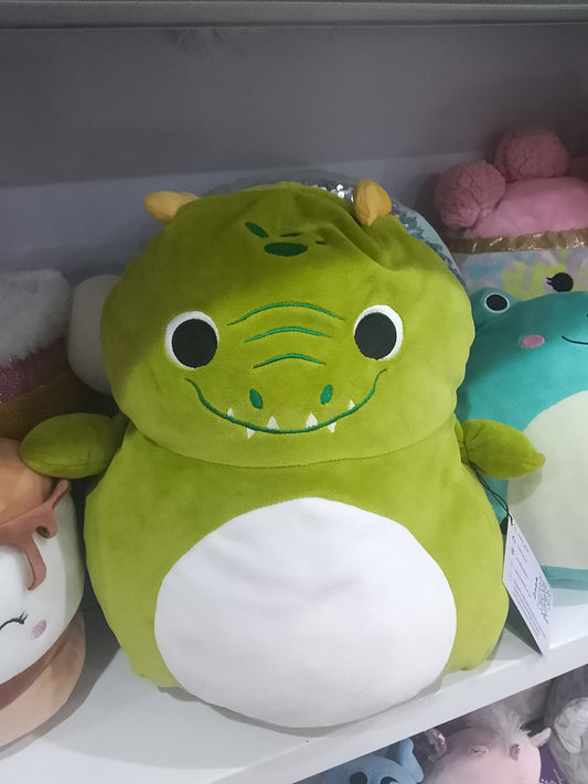 Squishmallows green dinosaur character plush toy