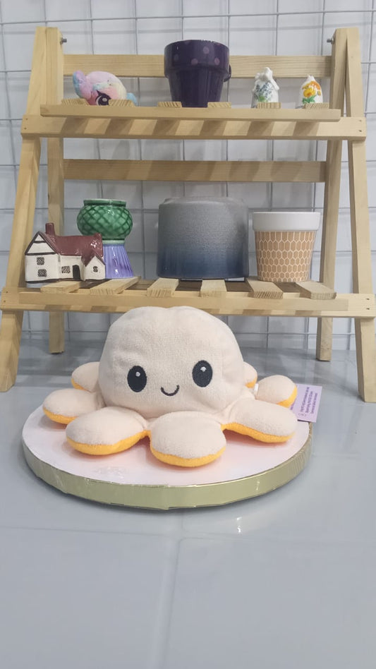 Reversible Octopus Plush Toy,