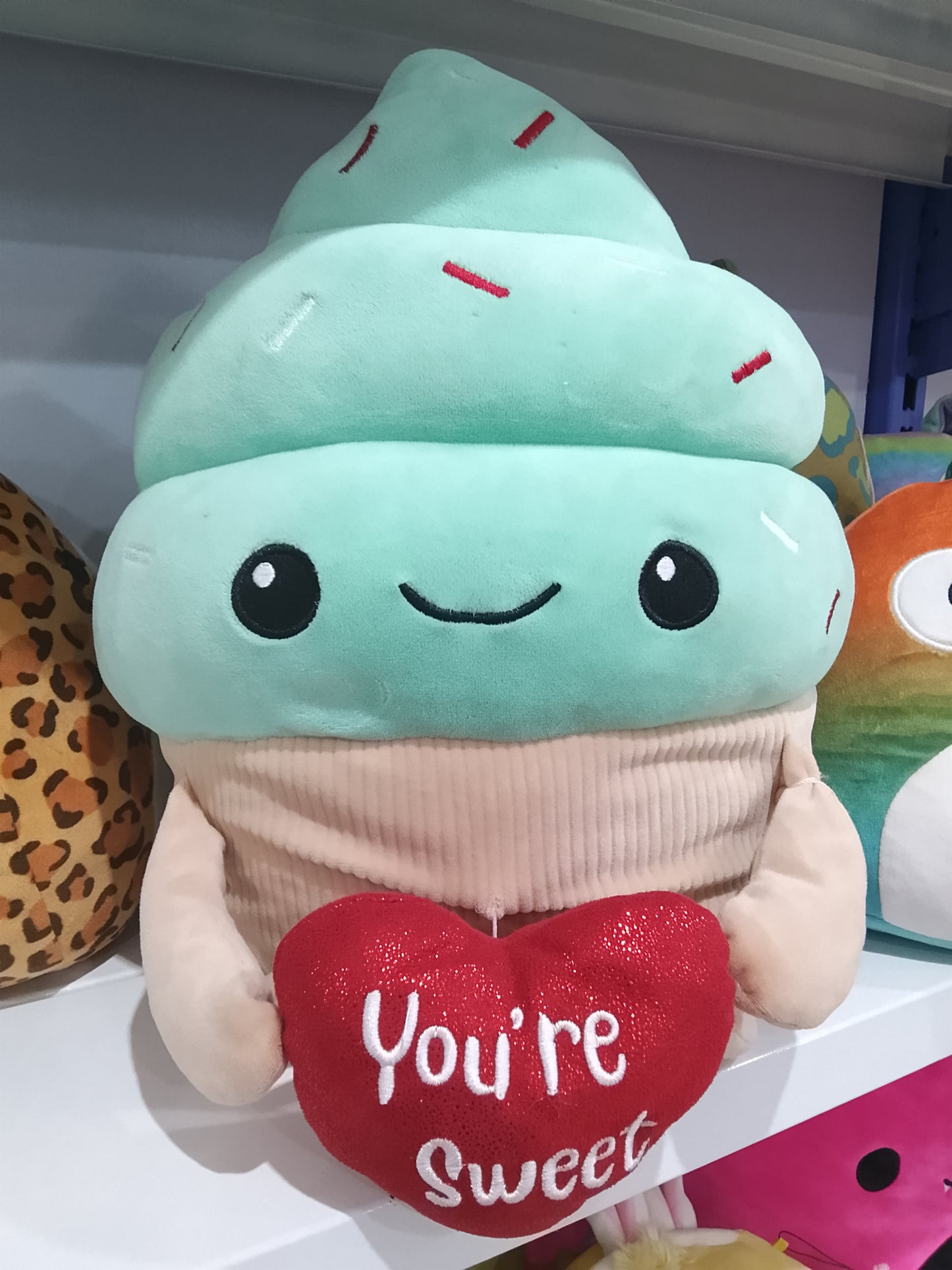 Squishmallow Maya the Mint Ice Cream Sundae plush toy