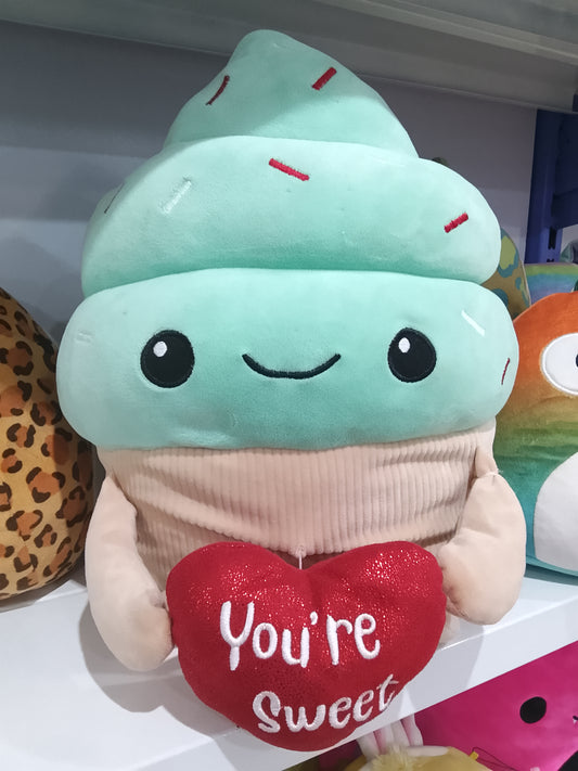 Squishmallow Maya the Mint Ice Cream Sundae plush toy