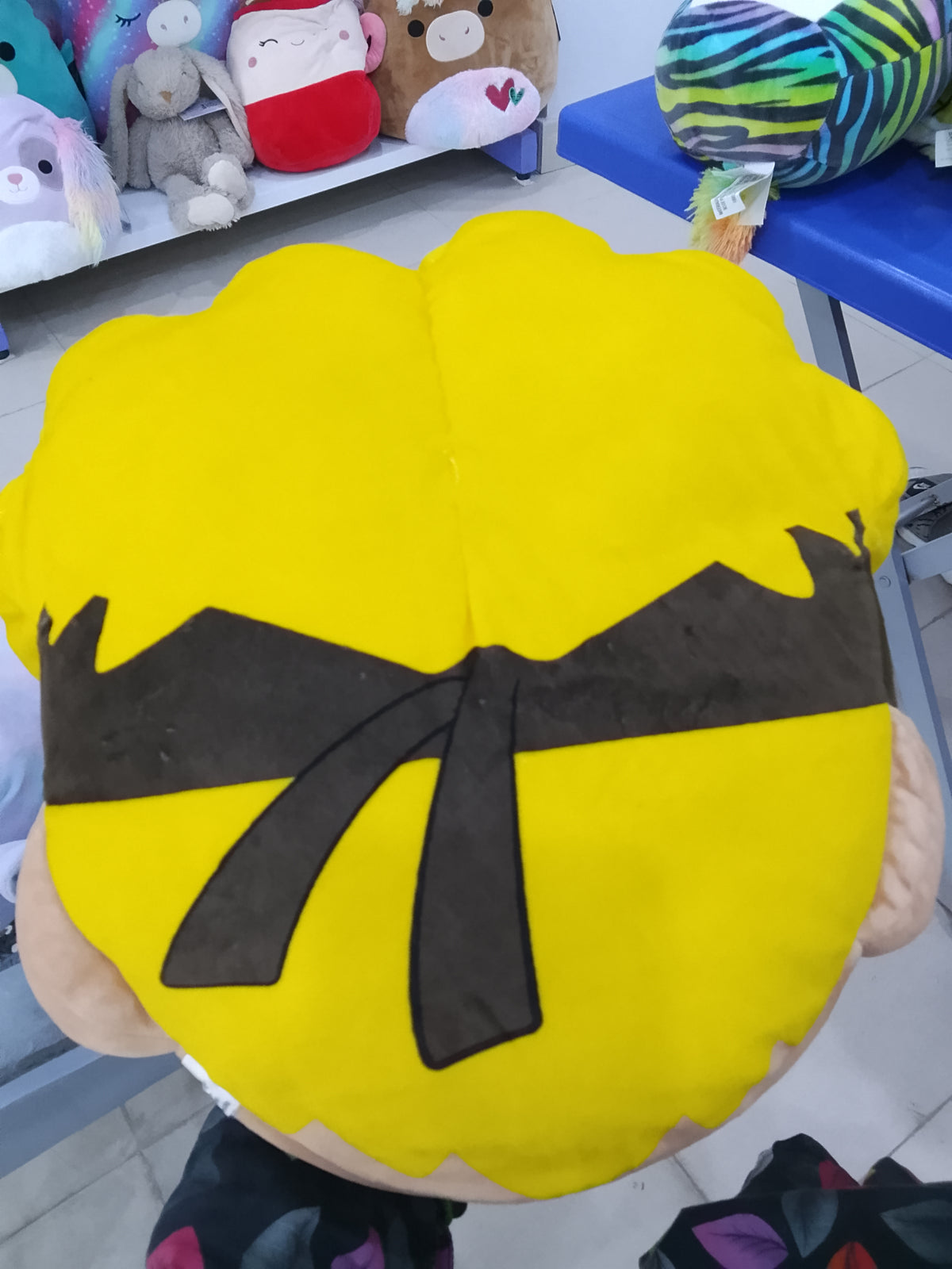 Naruto Uzumaki plush figure from the Mocchi-Mocchi series by Tomy.