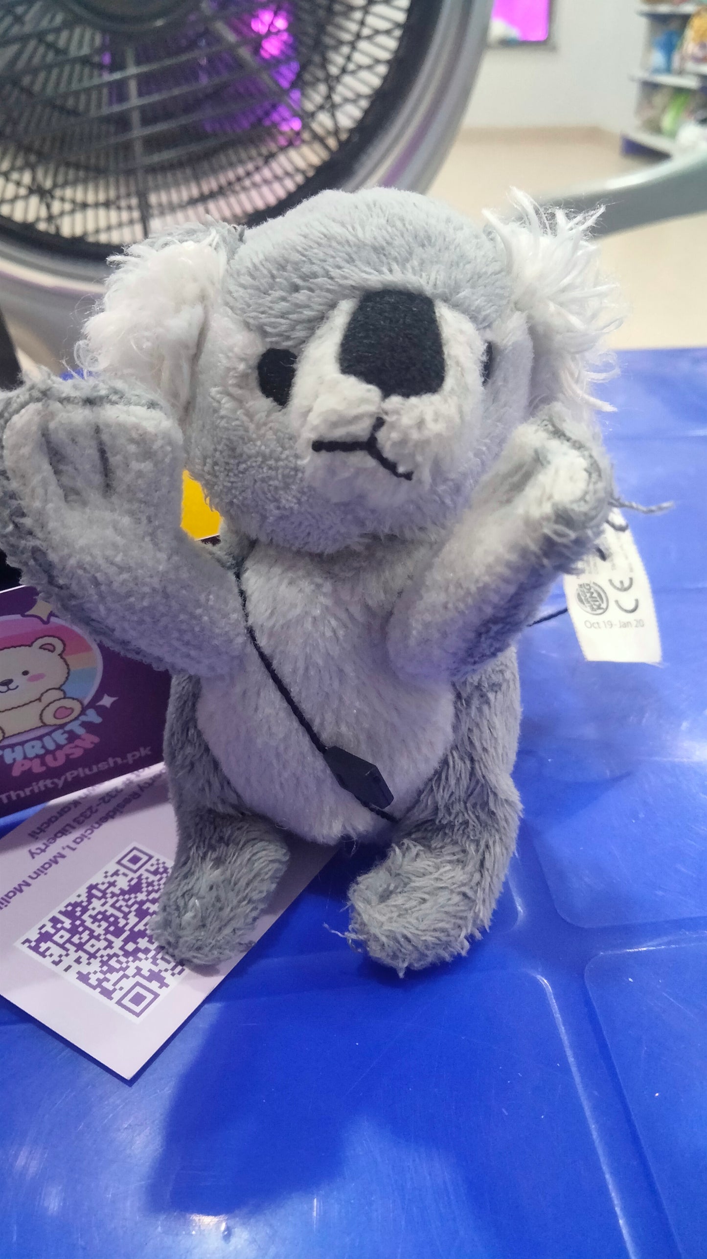 small gray koala bear stuffed animal plush toy