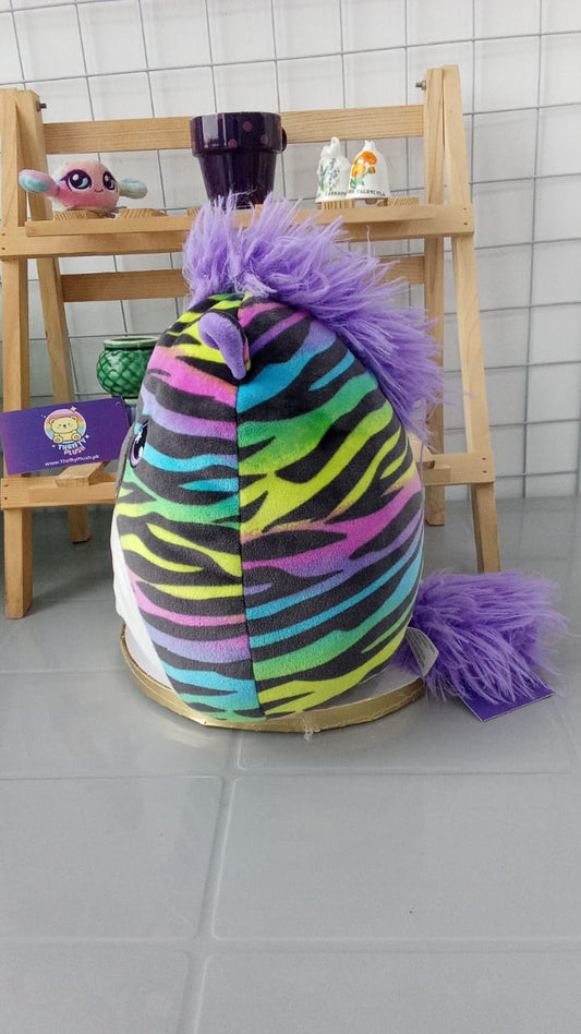 Safiyah The Rainbow Zebra Squishmallow.