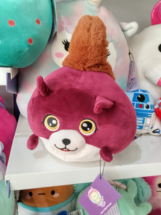 Soft stuffed animal or plush pillow.