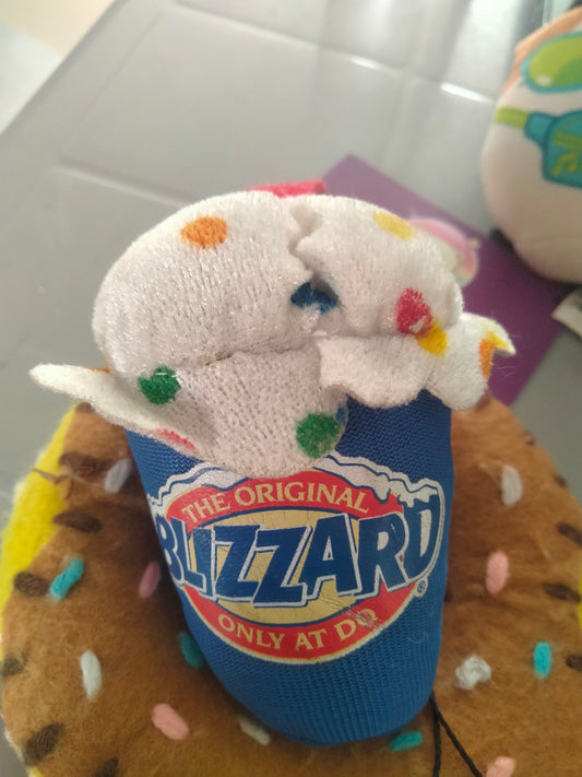 Build-A-Bear Workshop Dairy Queen Blizzard plush wristlet.