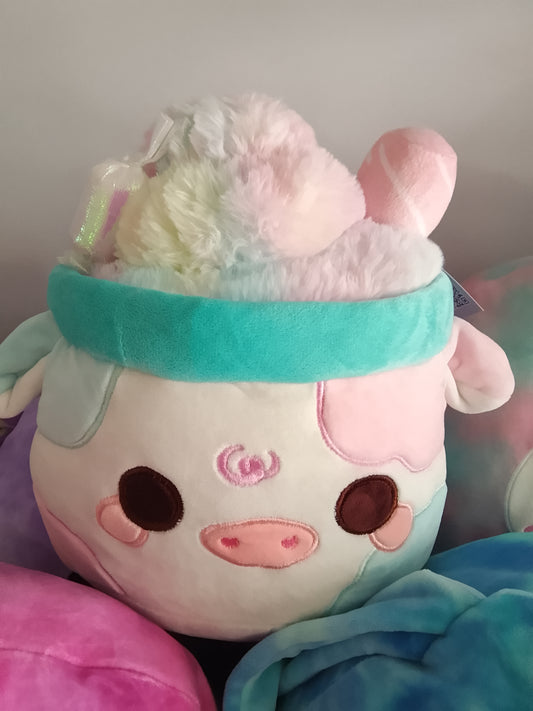 Cuddle Barn Cotton Candy Mooshake scented plush toy,