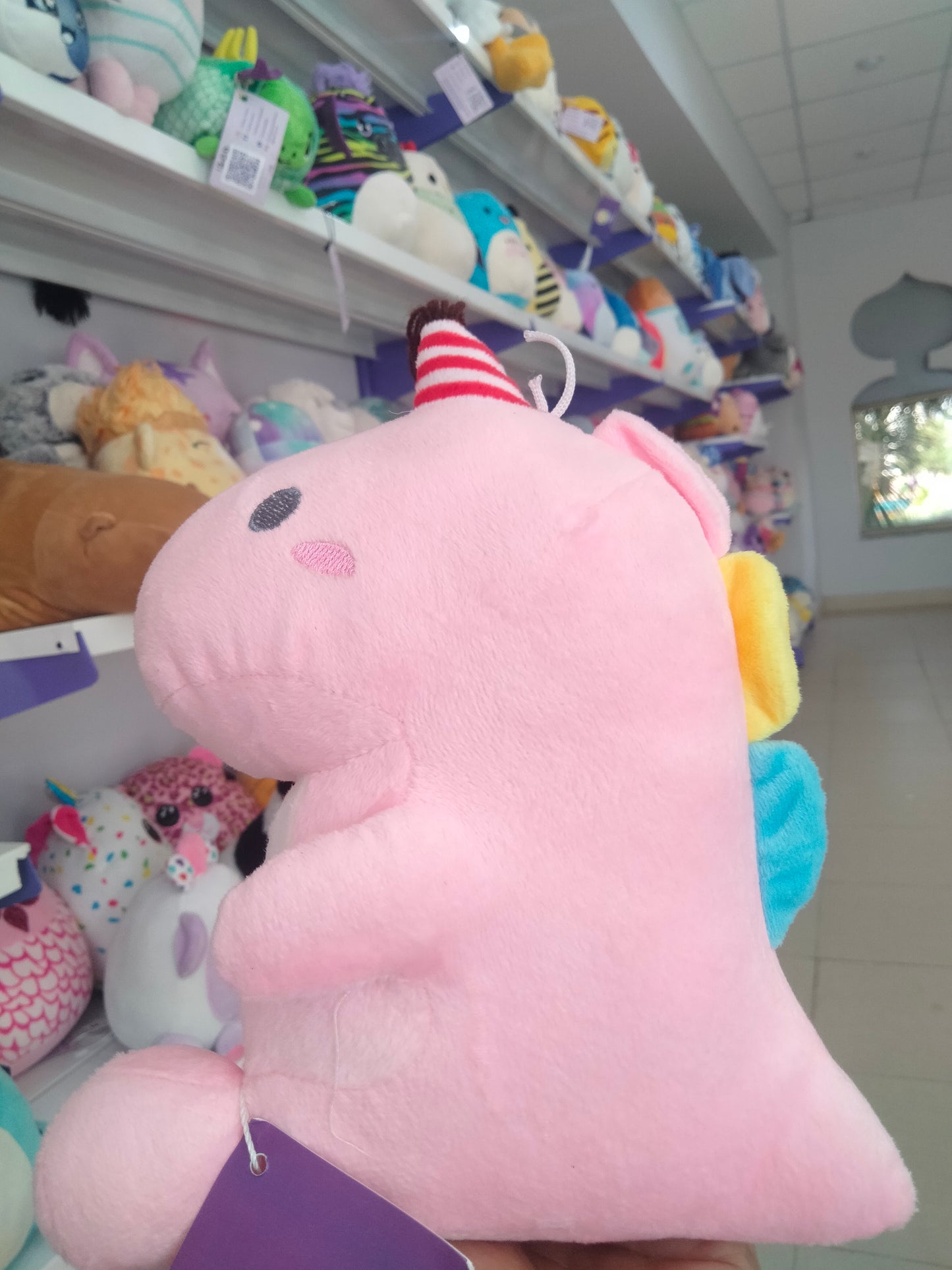 Miniso Kawaii Pink Dinosaur.