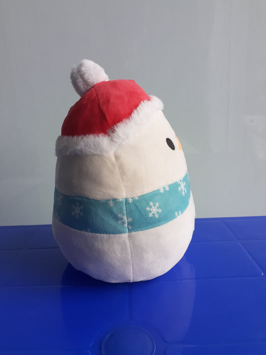 NWT Squishmallows 14” Galindo The Snowman Holiday Scarf Plushie