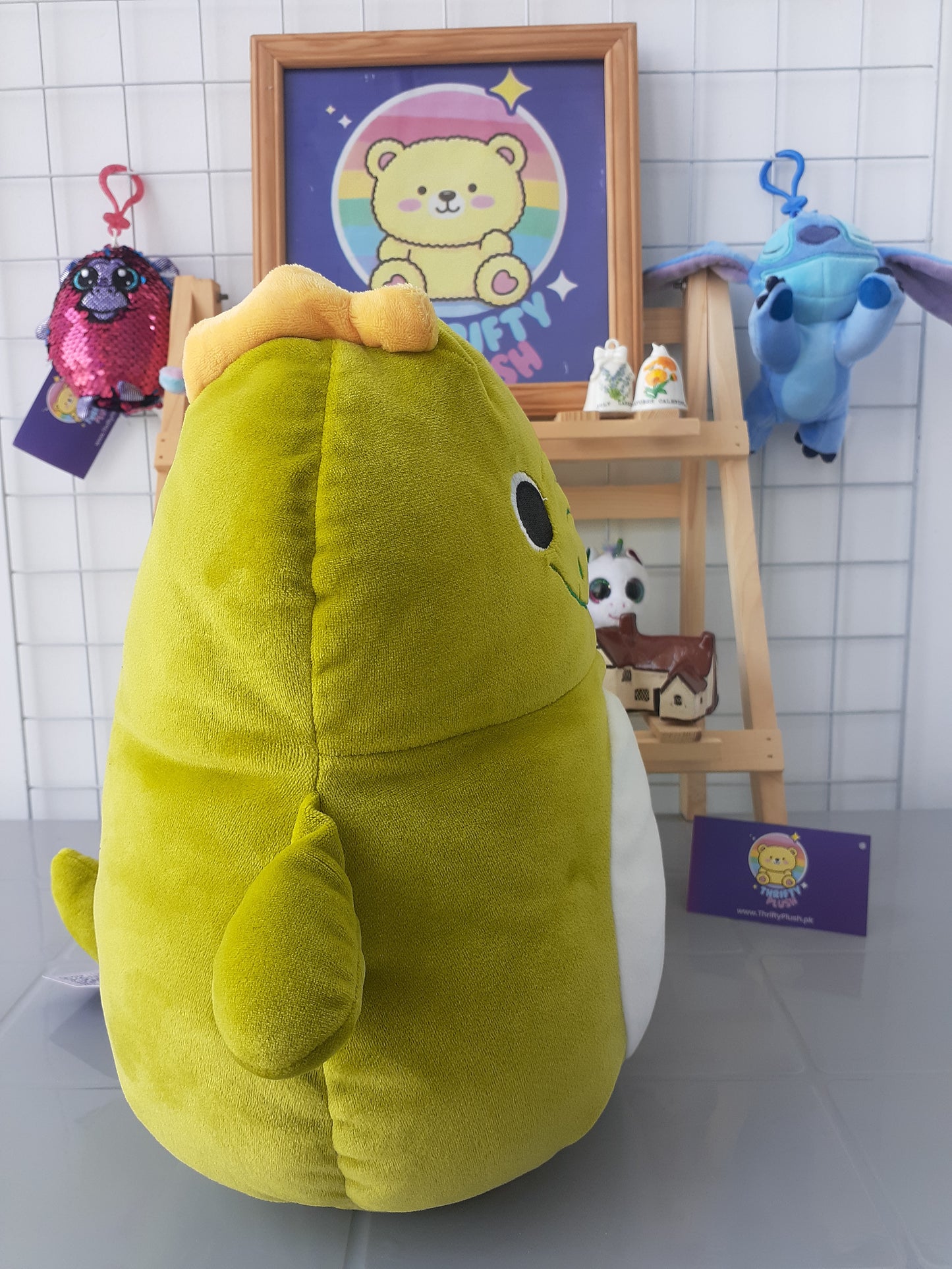Plush Toy Squishmallows Select Series DeRay the Ankylosaurus.