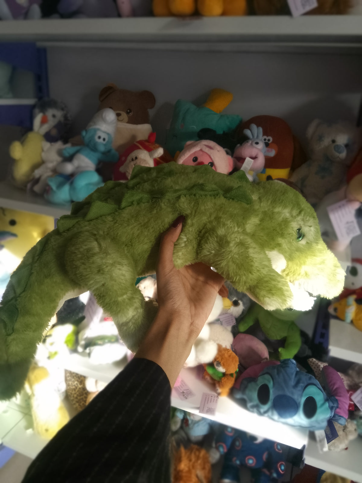 Alligator or crocodile plush toy