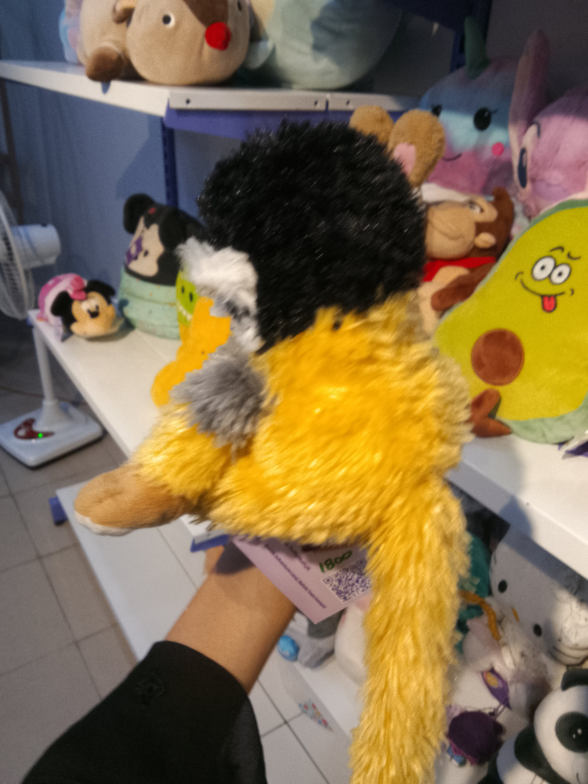 Nature Planet Long-Tail Squirrel Monkey Plush Toy