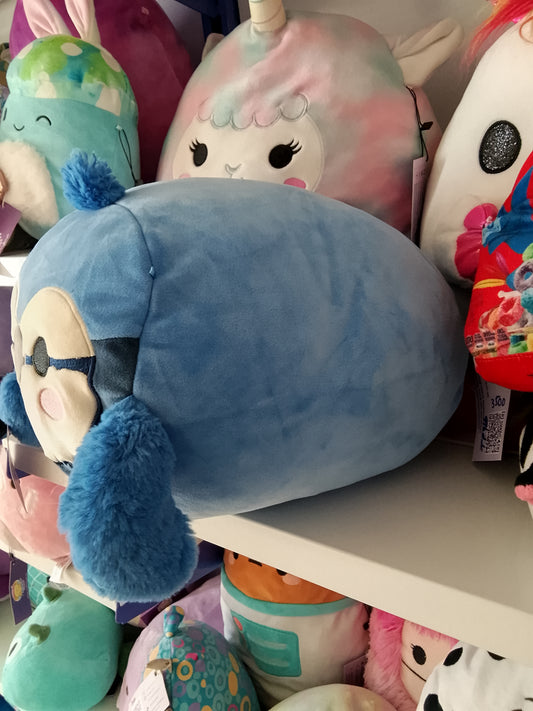 Squishmallows Stackables Babs the Blue Jay stuffed plush.