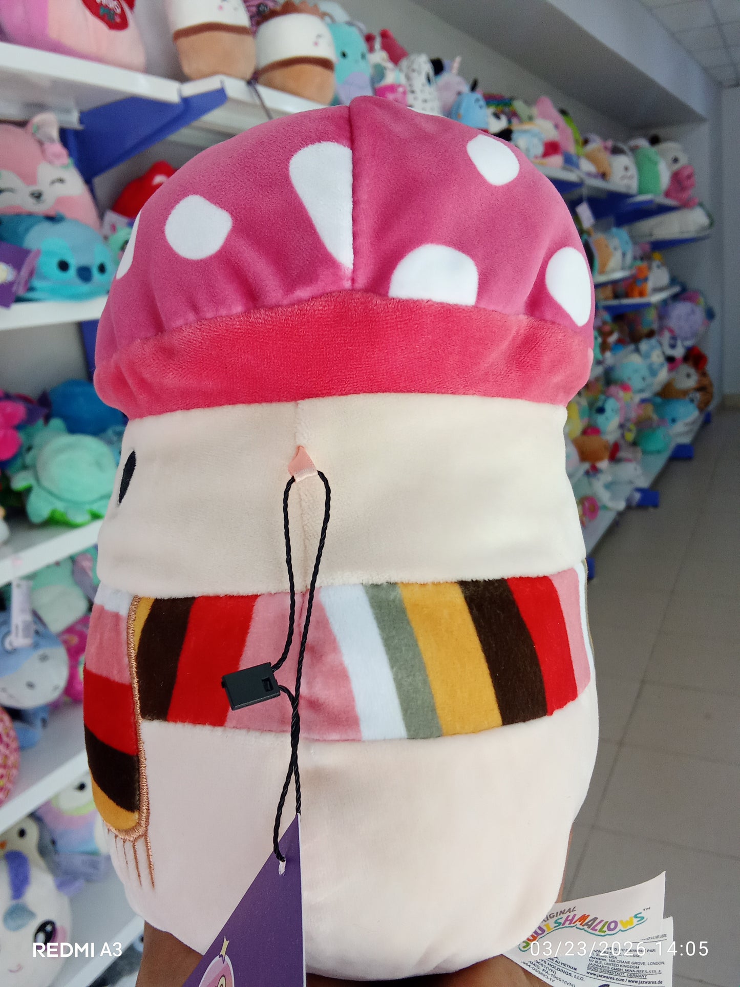 Squishmallows Malcolm The Mushroom Plush Toy.