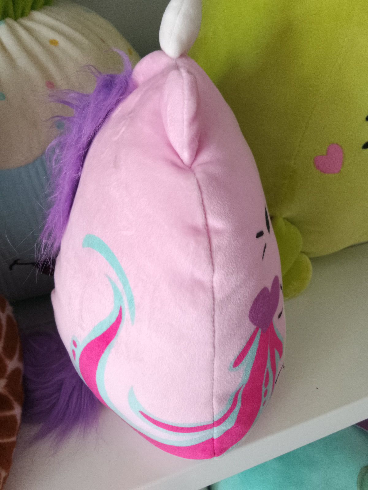 Pink Cats vs Pickles Twinkle Starlight unicorn cat plush toy.
