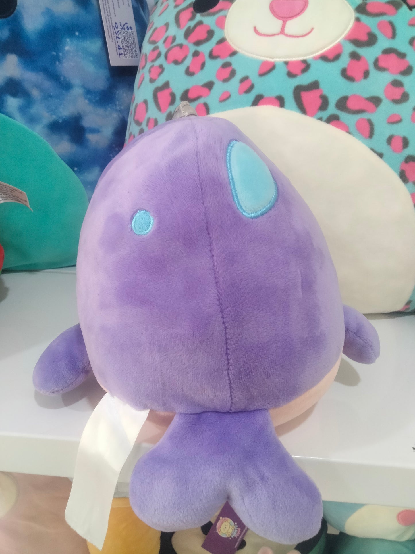 Animal Adventure Purple Narwhal Stuffed Animal.