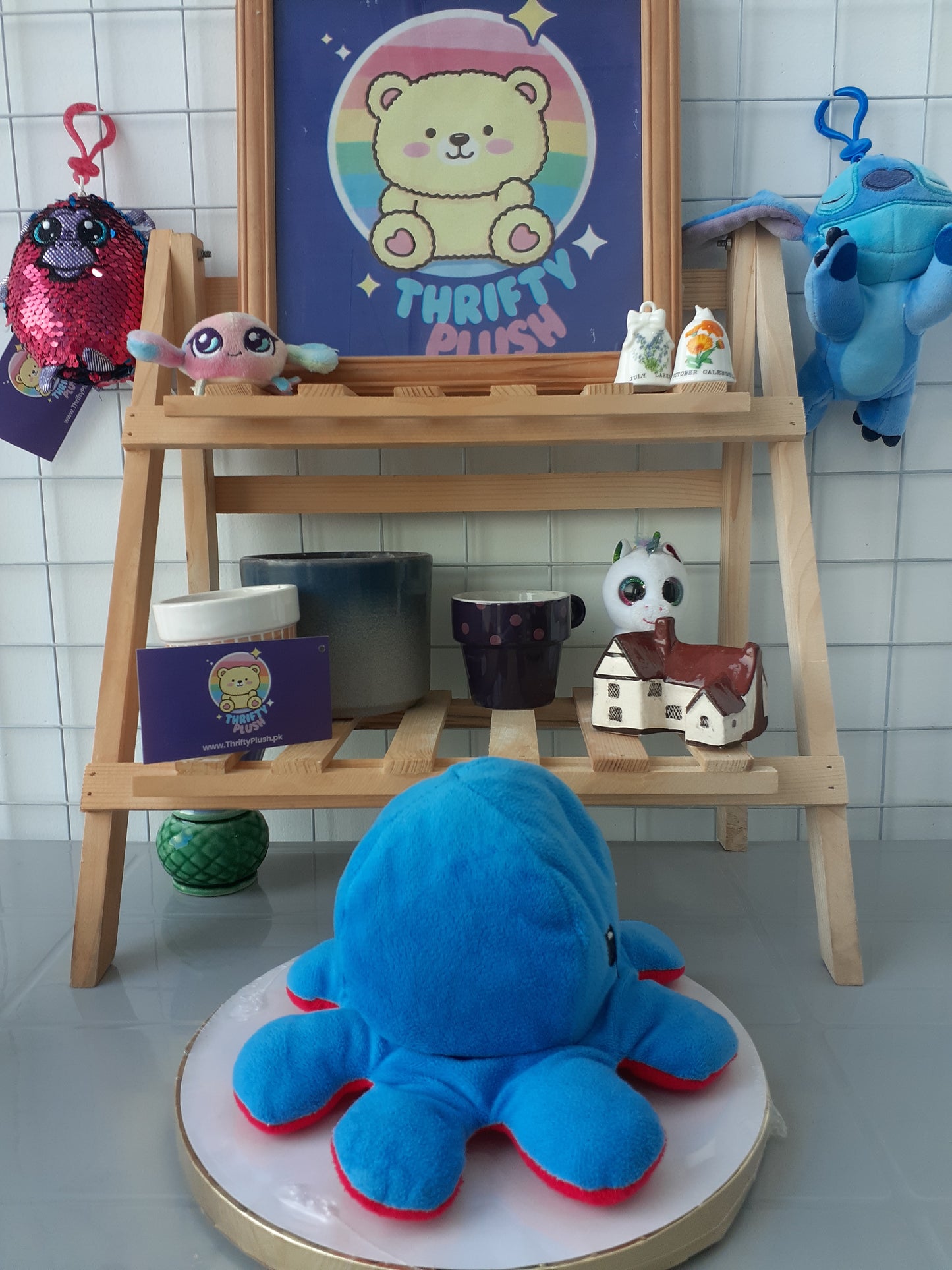 Reversible Octopus Plushie,