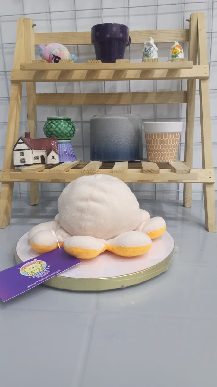 Reversible Octopus Plush Toy,