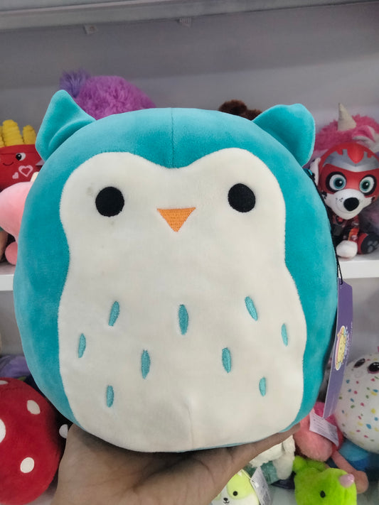 Kellytoy Squishmallows Winston the Teal Owl plush toy.