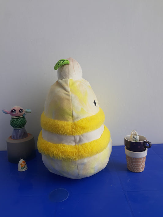 Squishmallows 12-Inch Landry Yellow Meringue Macaron Plushie