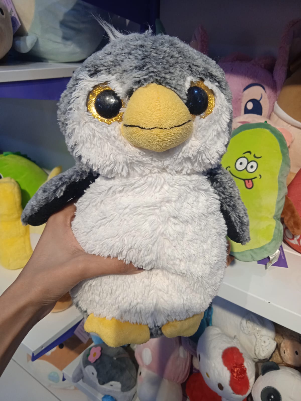 Pom Pom Penguin Plush Toy