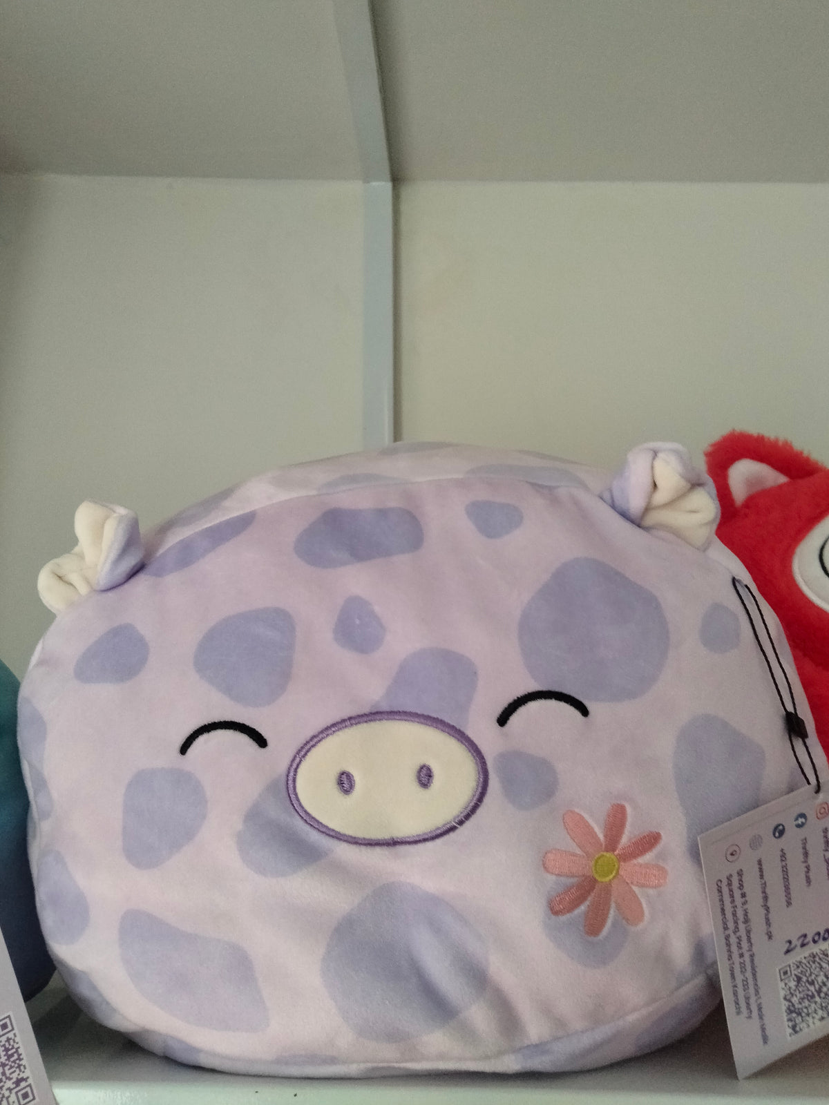 Squishmallows Stackables 12" Pammy the Purple Spotted Pig plush toy