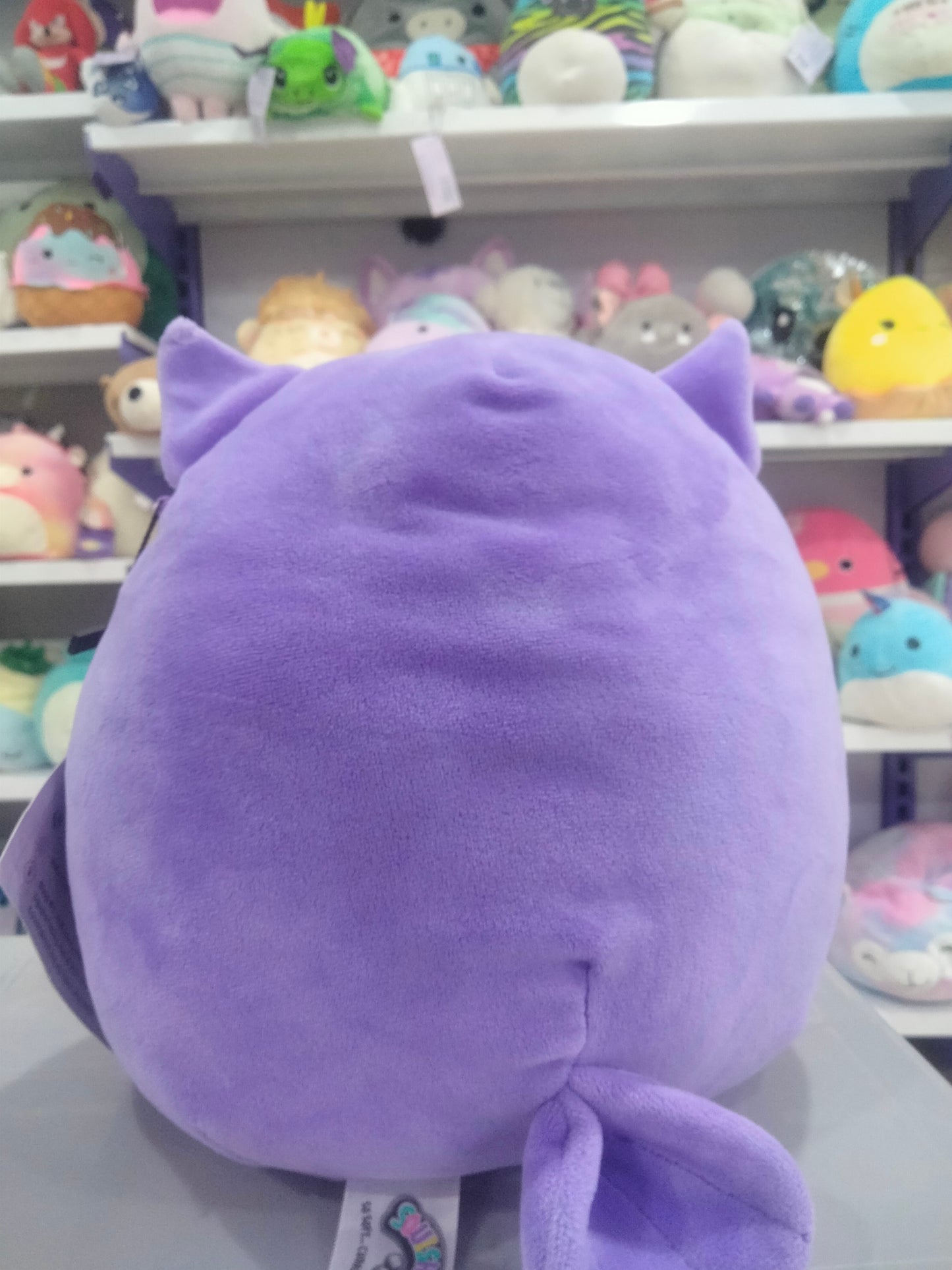 Squishmallows Plush Toy Featuring Holly The Purple Owl.