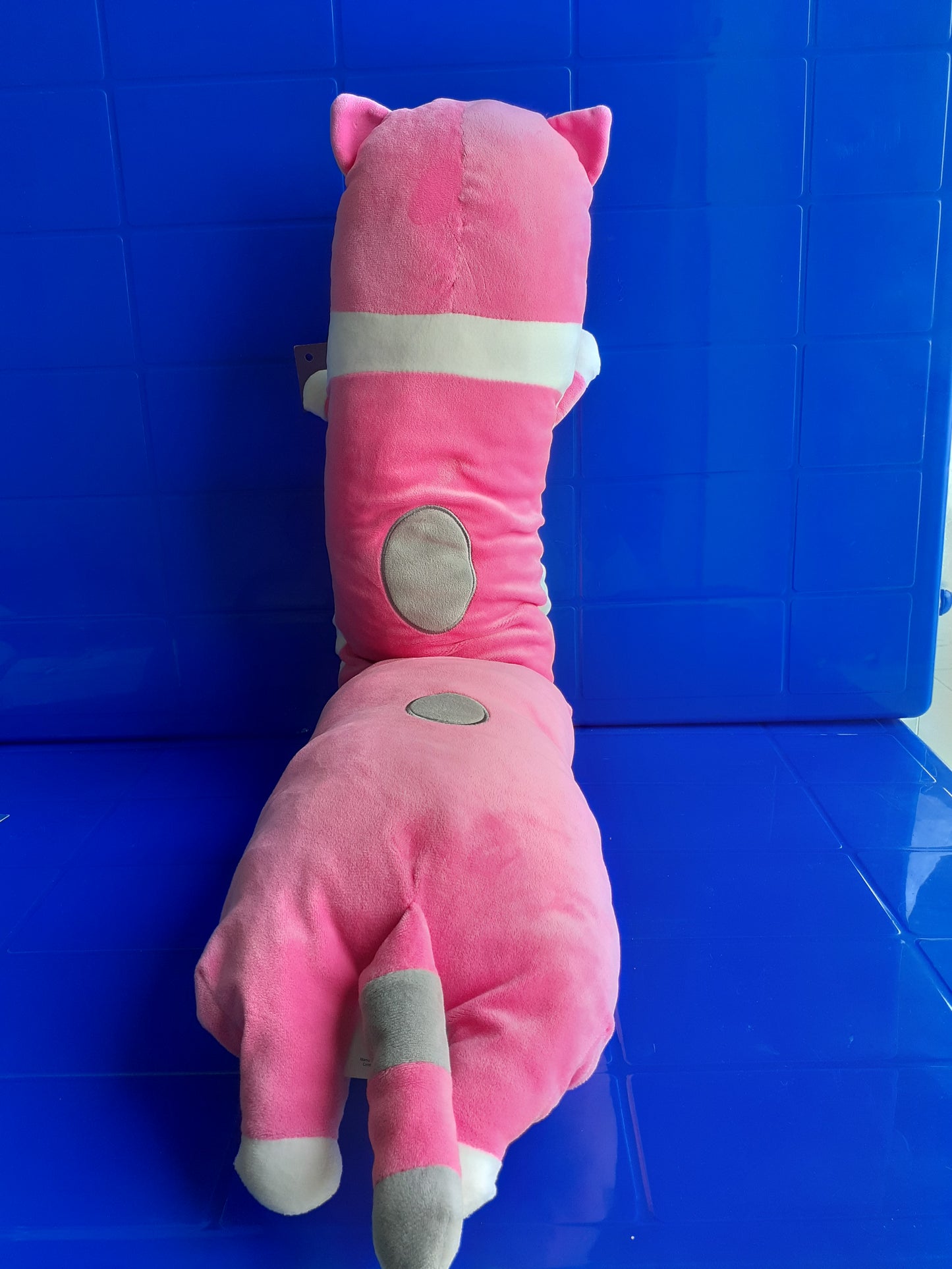  Pink And White Cat Plushie