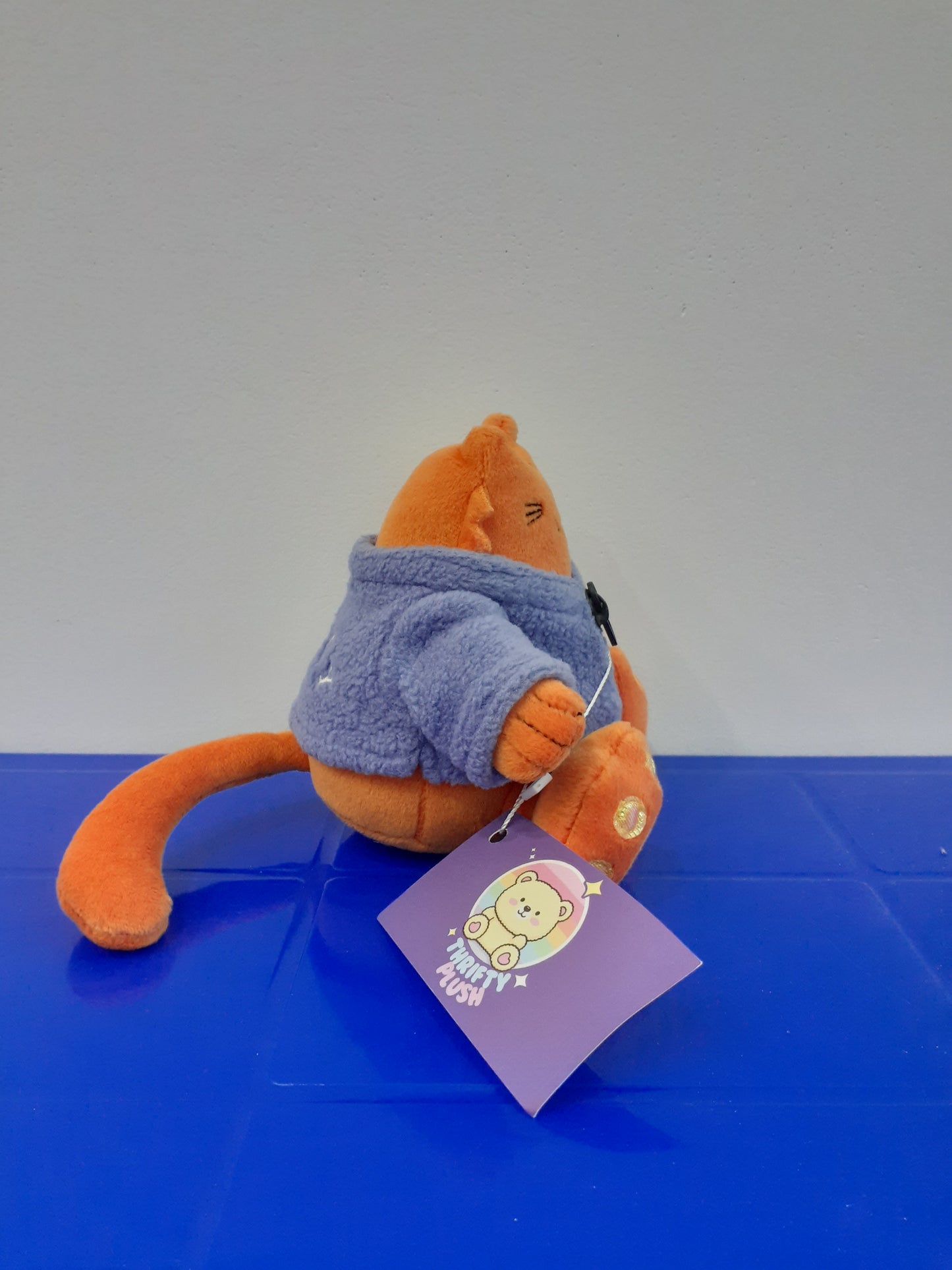 Rare Vintage Woolworths Fleecy Pals Cat In Fleece ‘PURRCY’ Soft Plushie