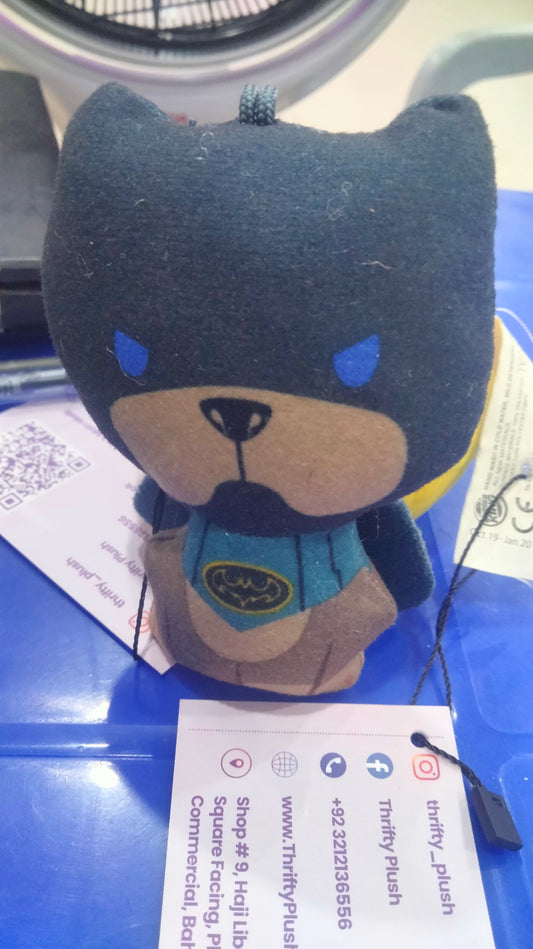 Super Pets plush toy featuring a bat-dog character.
