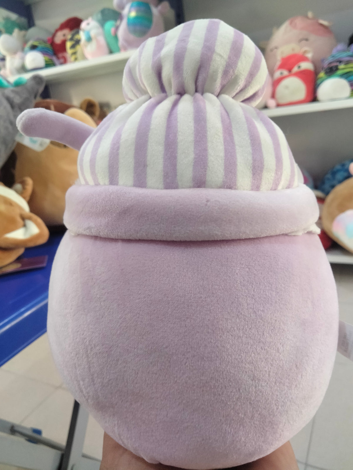 Squishmallows Poplina the Purple Boba Drink plush