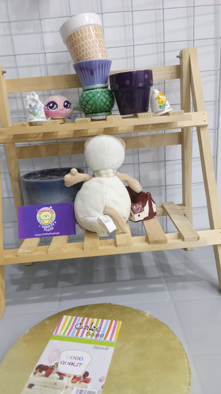 Plushie Tower Toys MGM Doudou Chat Ecru Beige.