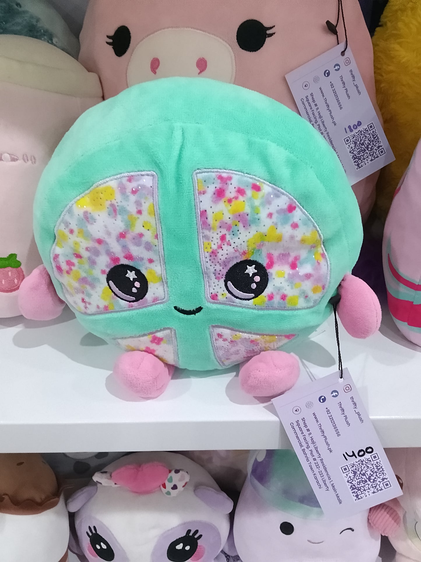 Megs the Peace Symbol from the BumBumz RetroBumz Plush toy series by Kellytoy