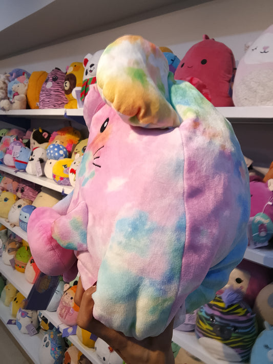 Tie Dye Mouse Shaped Plush Pillow