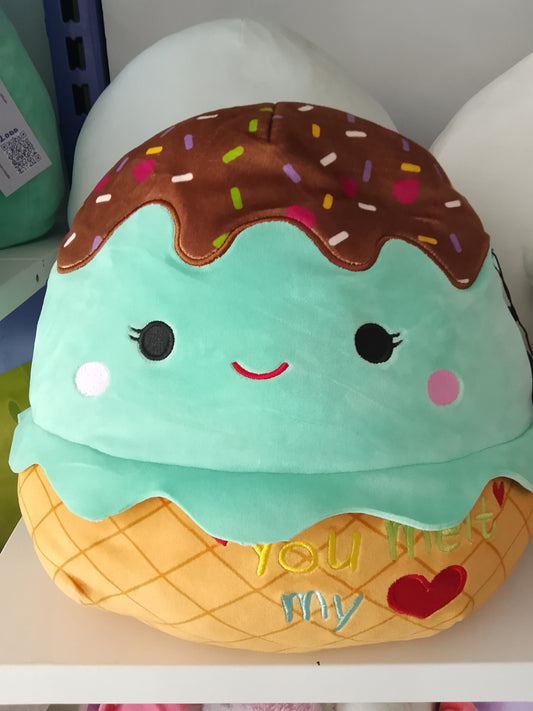 Squishmallows Maya the Mint Ice Cream Sundae plush toy